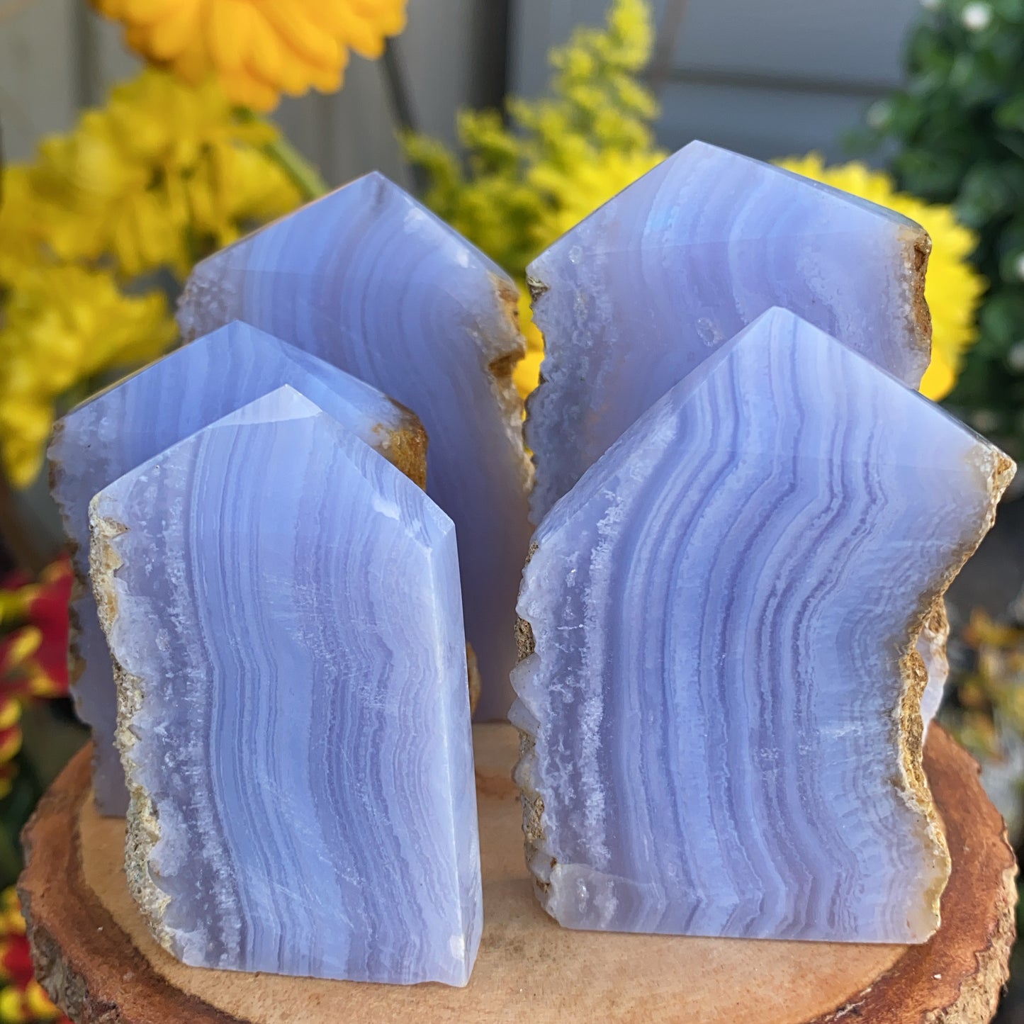 Blue Lace Agate Slab