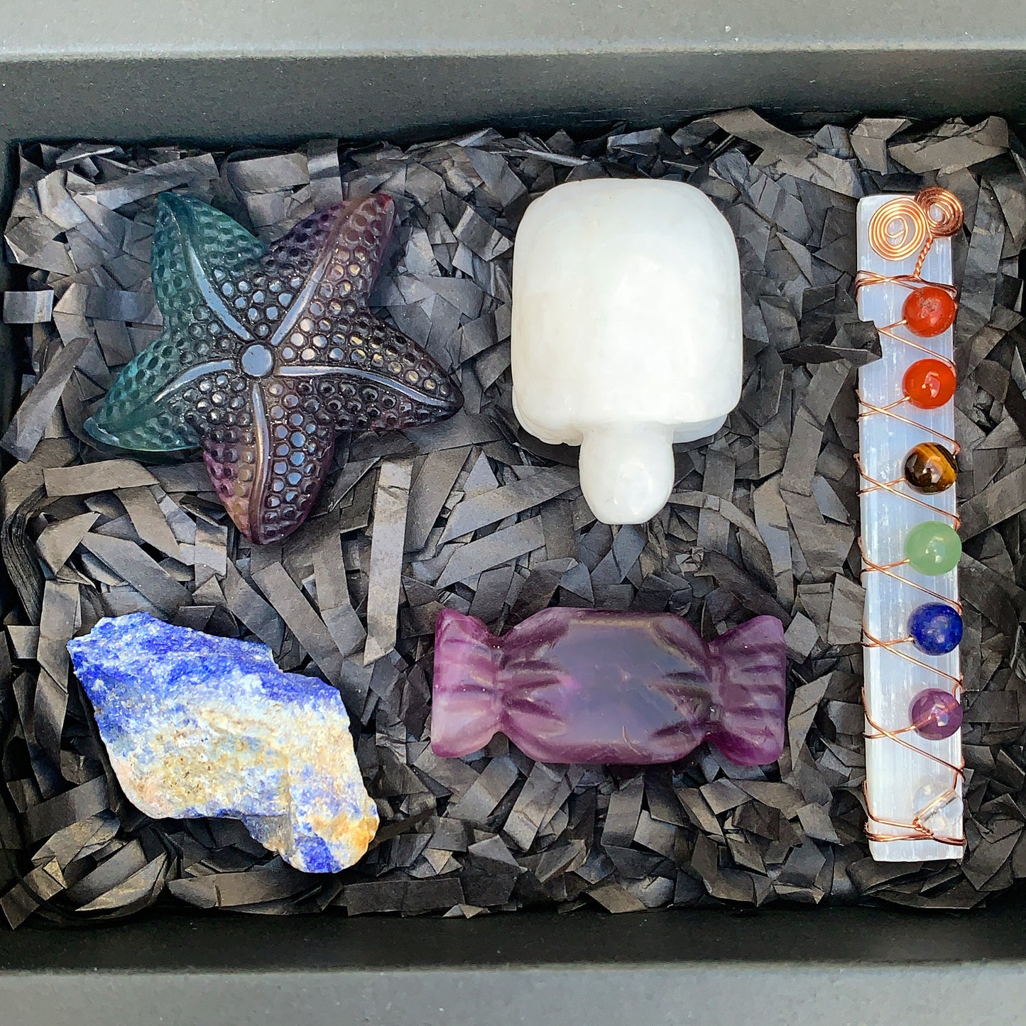 Life Chakra Crystal Gift Box