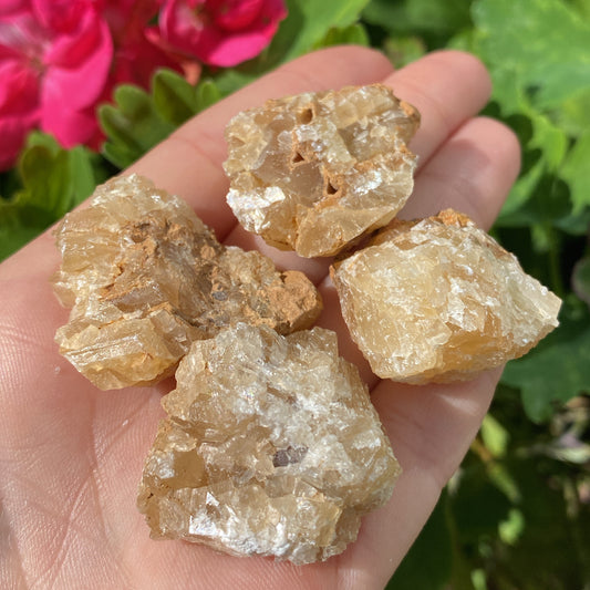 Mini Honey Calcite Rough Crystal