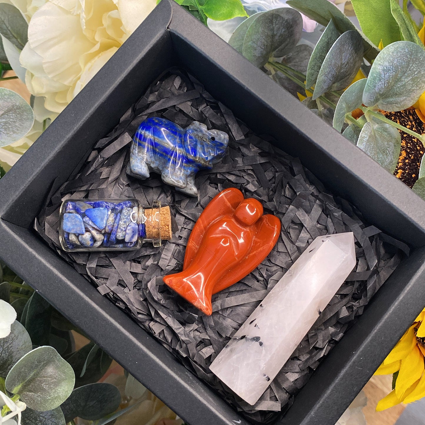 Natural Crystal Protection Gift Box Set