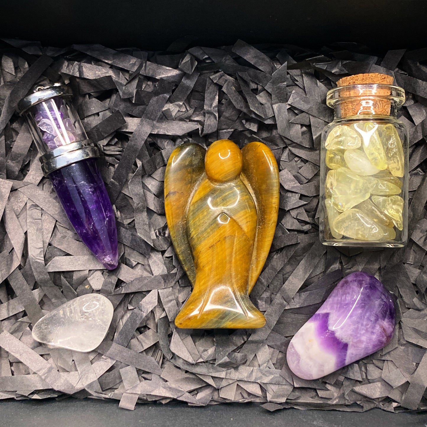 Natural Crystal Gift Box - Eternal Happiness