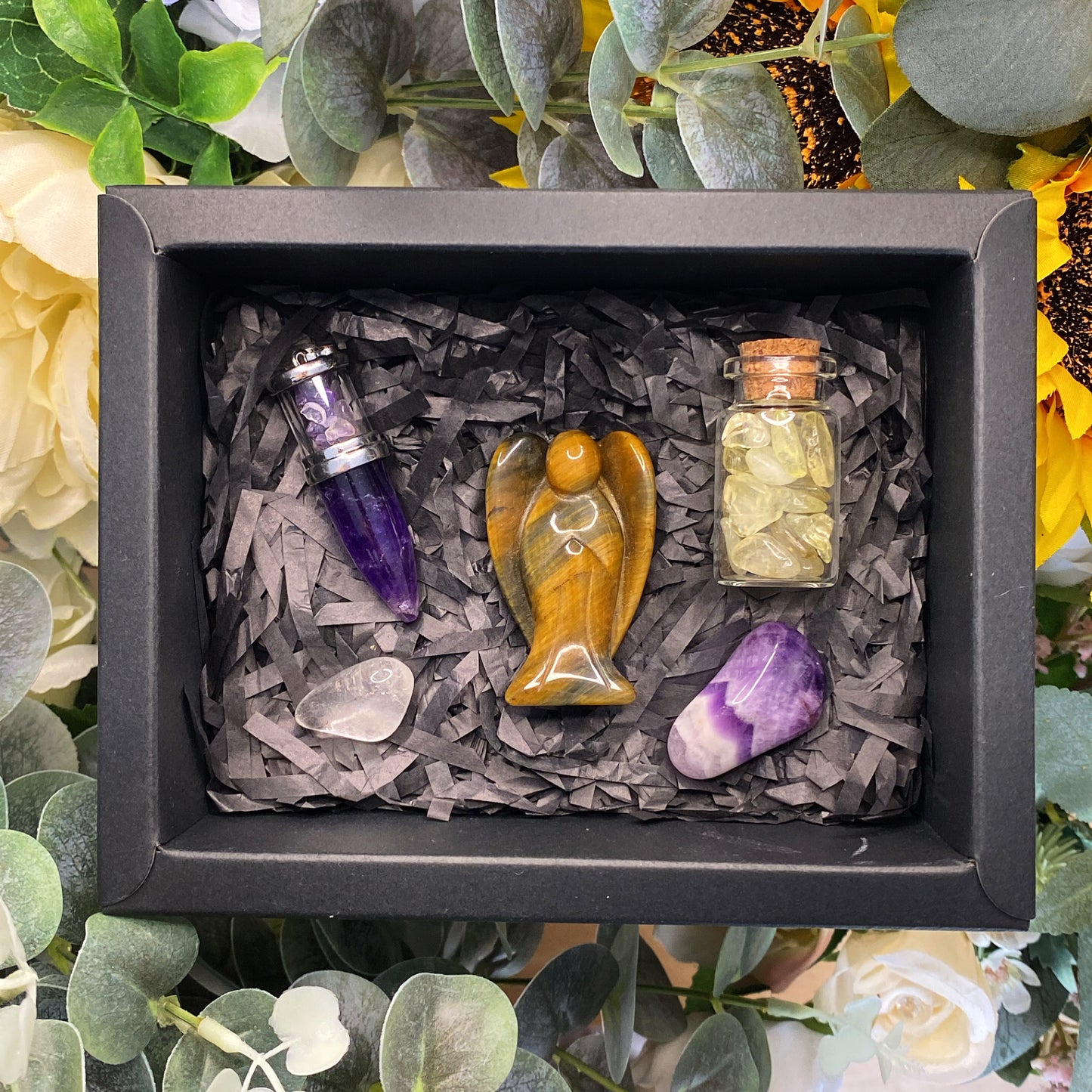 Natural Crystal Gift Box - Eternal Happiness