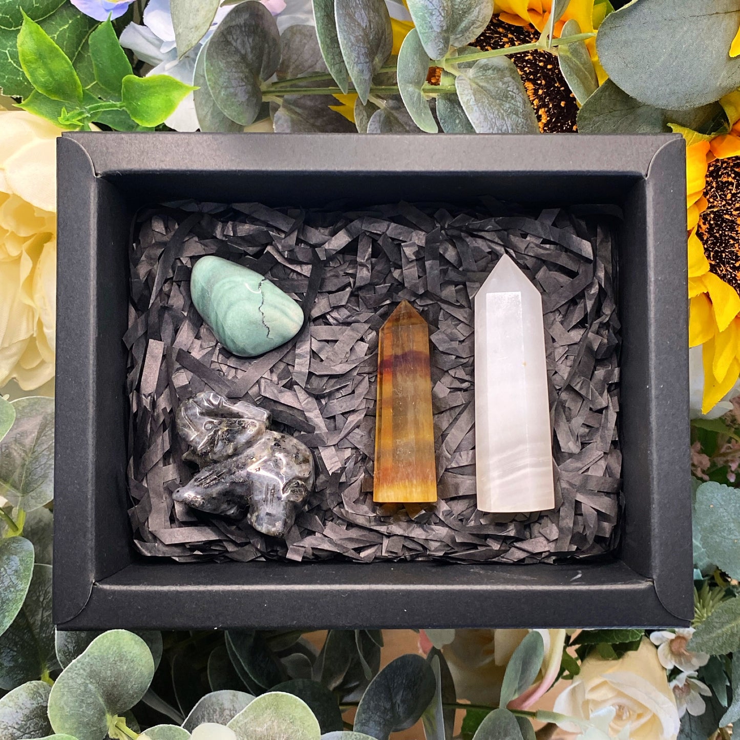 Natural Crystal Gift Box Set Pure Energy
