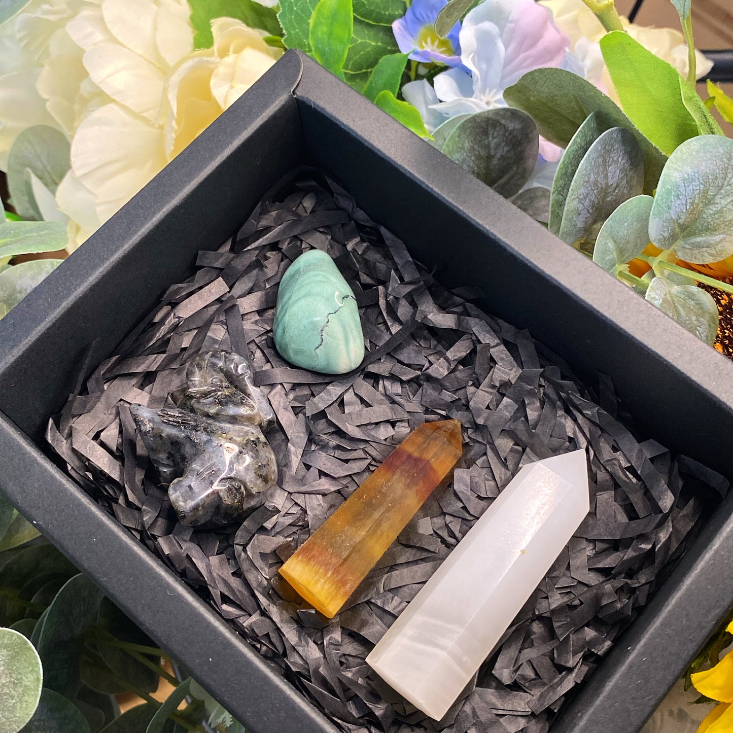 Natural Crystal Gift Box Set Pure Energy