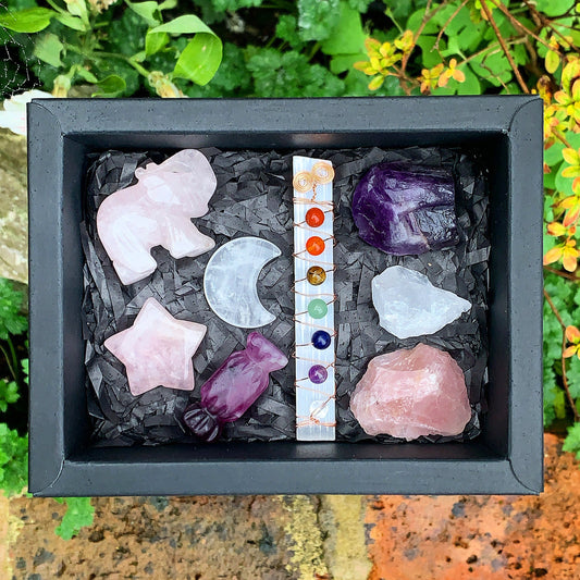 Pink Chakra Tales Crystal Gift Box