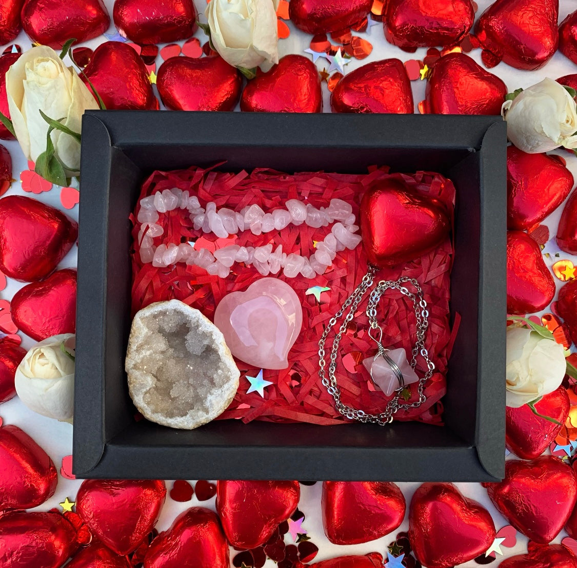 Connected Love Rose Quartz Valentines Day Crystals