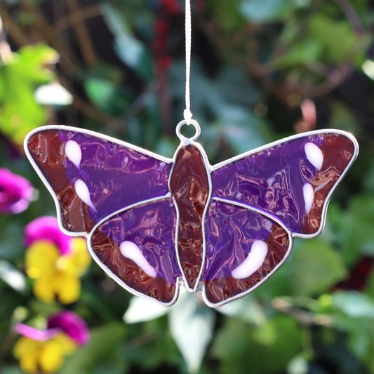 Purple Emperor Butterfly Suncatcher
