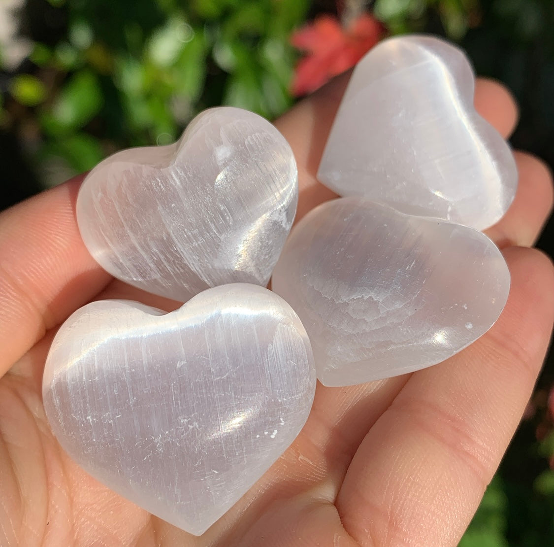 Mini Selenite Love Heart