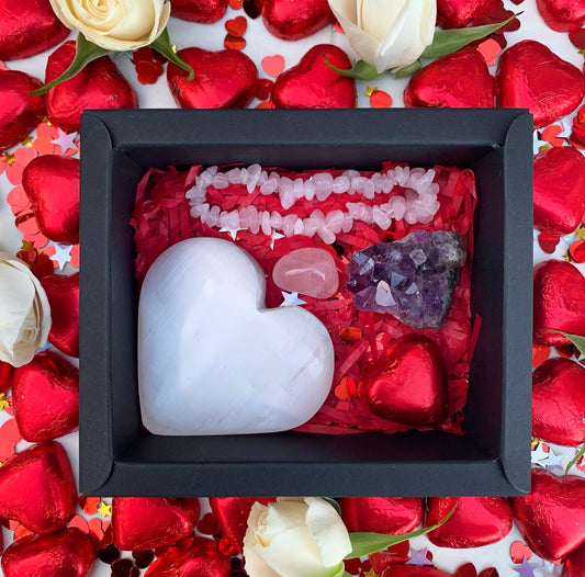 Valentines Day Crystal Gift Set