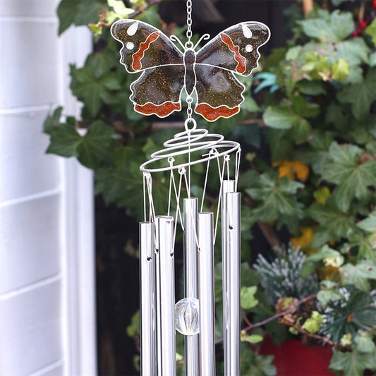 Red Admiral Butterfly Windchime