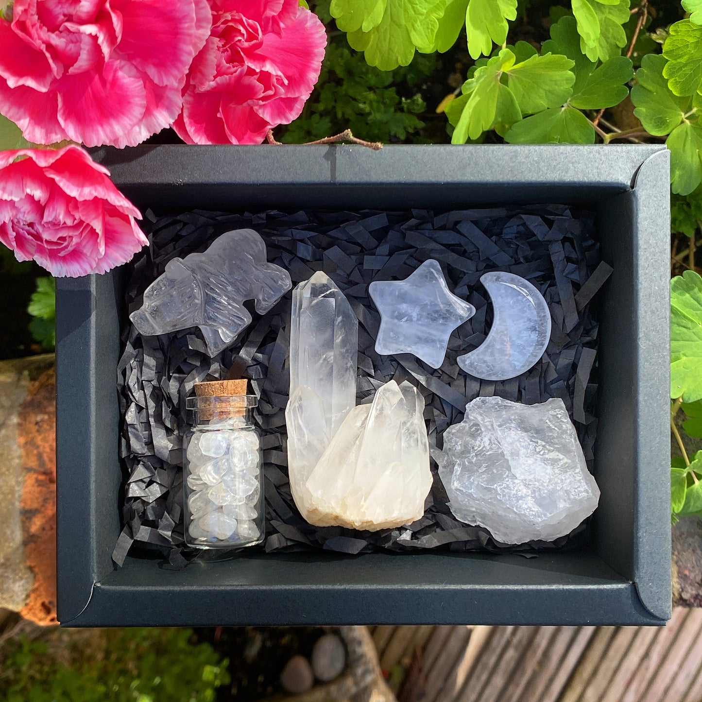 Clear Quartz Crystal Gift Box