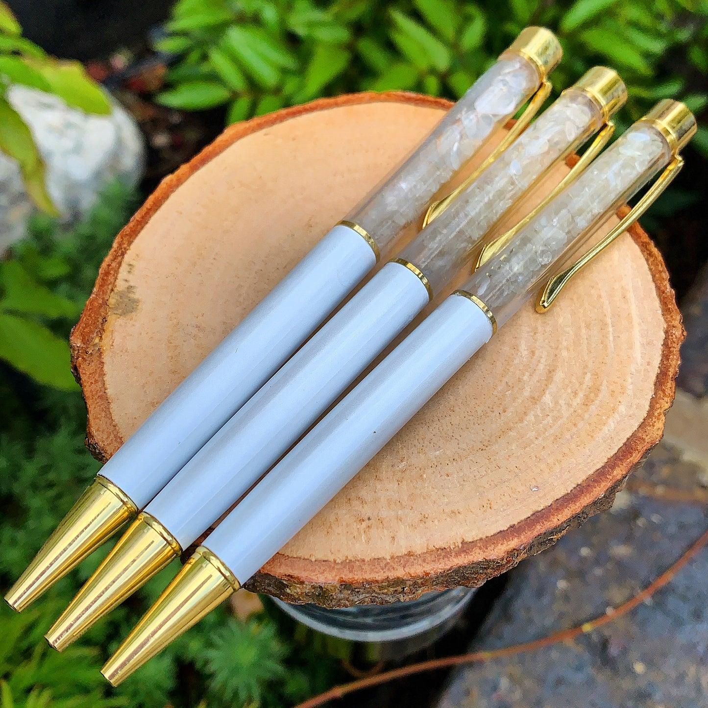 Clear Quartz Crystal Writing Pen