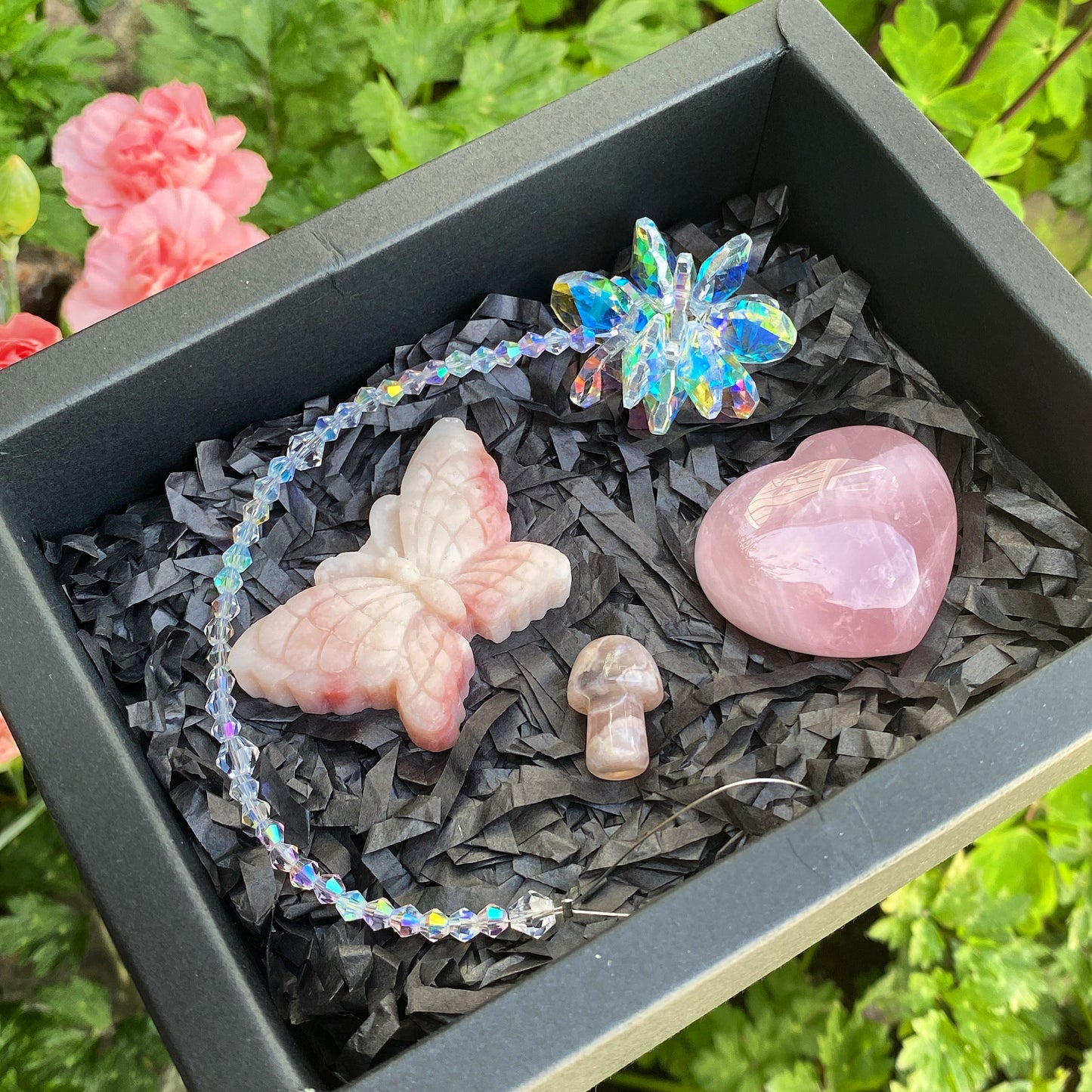 Pink Flutters Crystal Gift Box