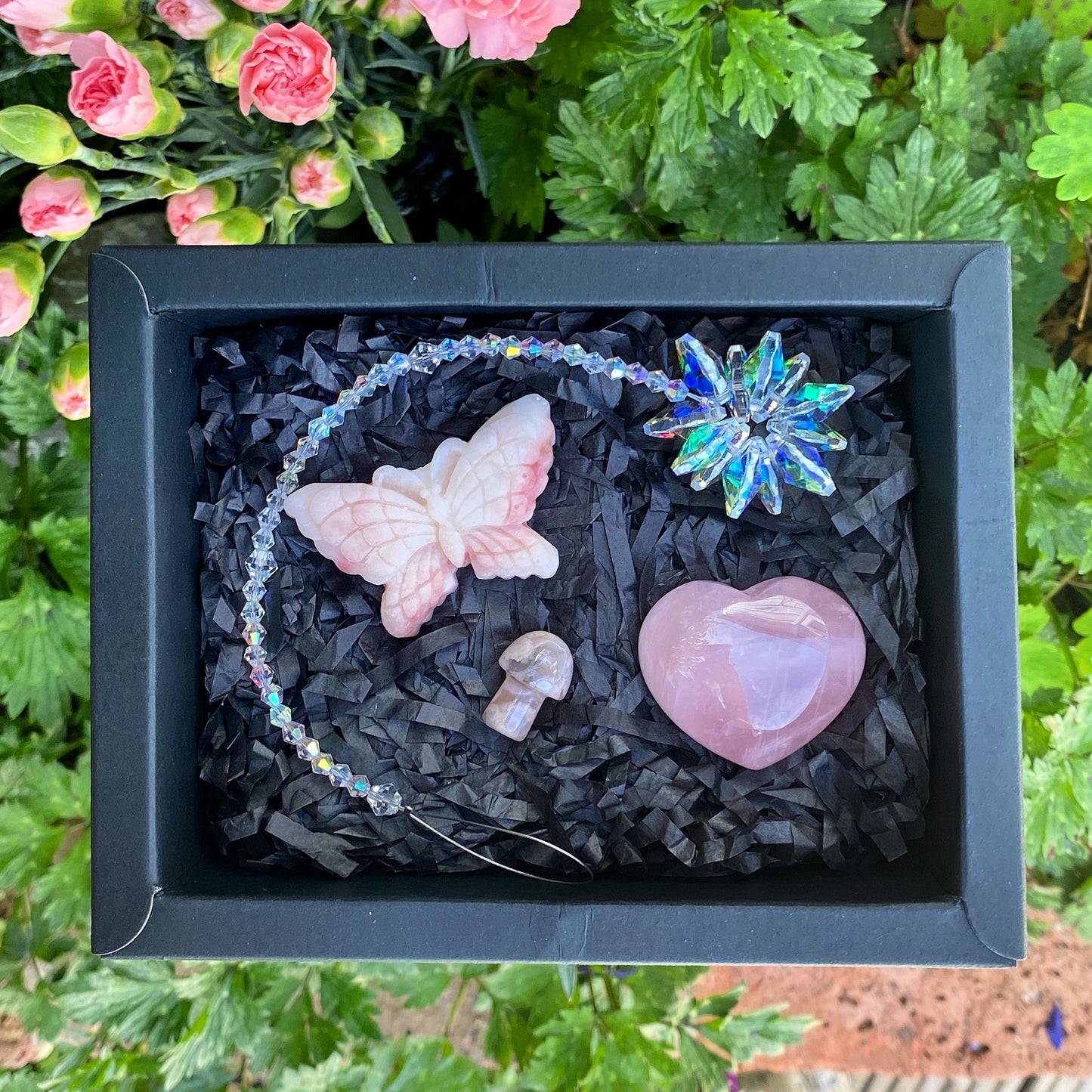 Pink Flutters Crystal Gift Box