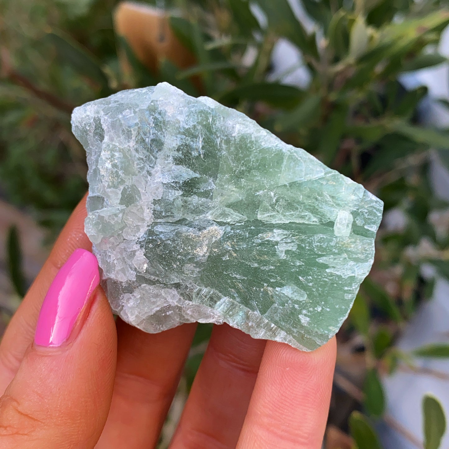 Green Fluorite Rough Crystal