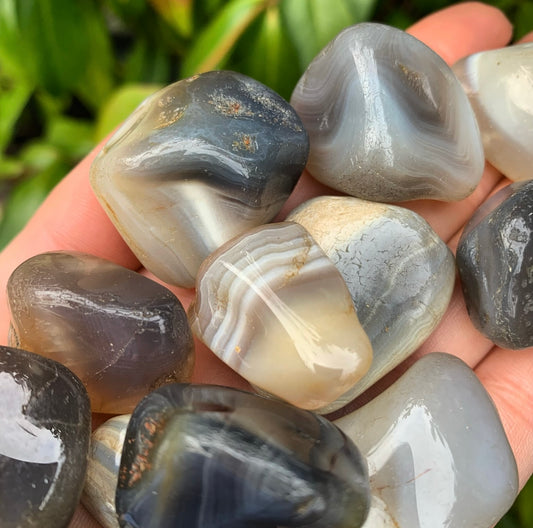 Grey Agate Tumblestones