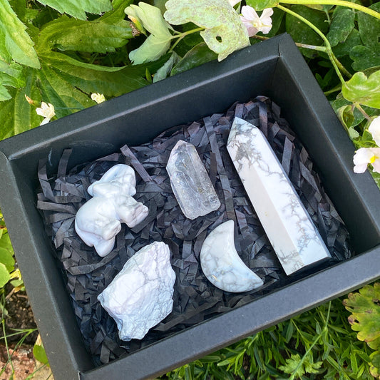 Howlite Calm & Peace Crystal Box