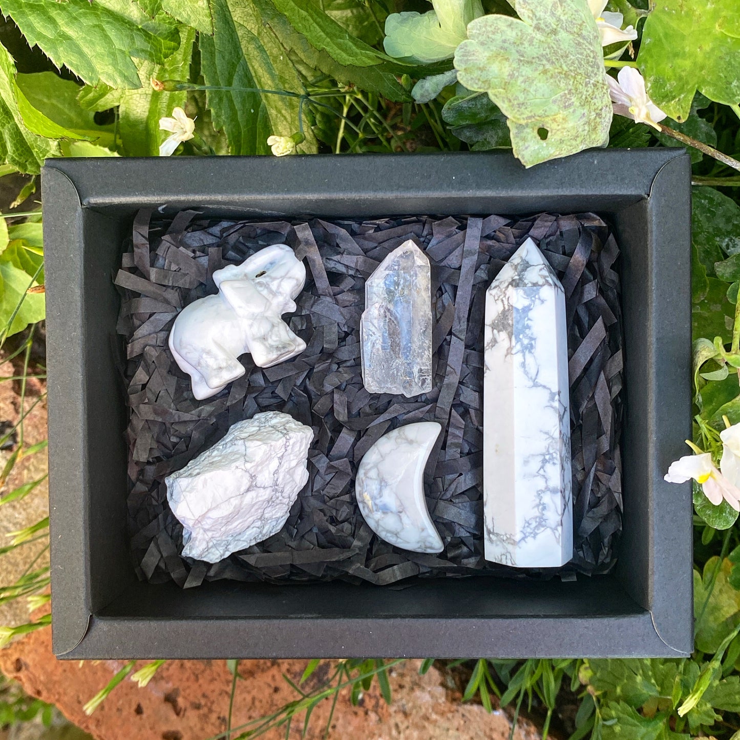Howlite Calm & Peace Crystal Box