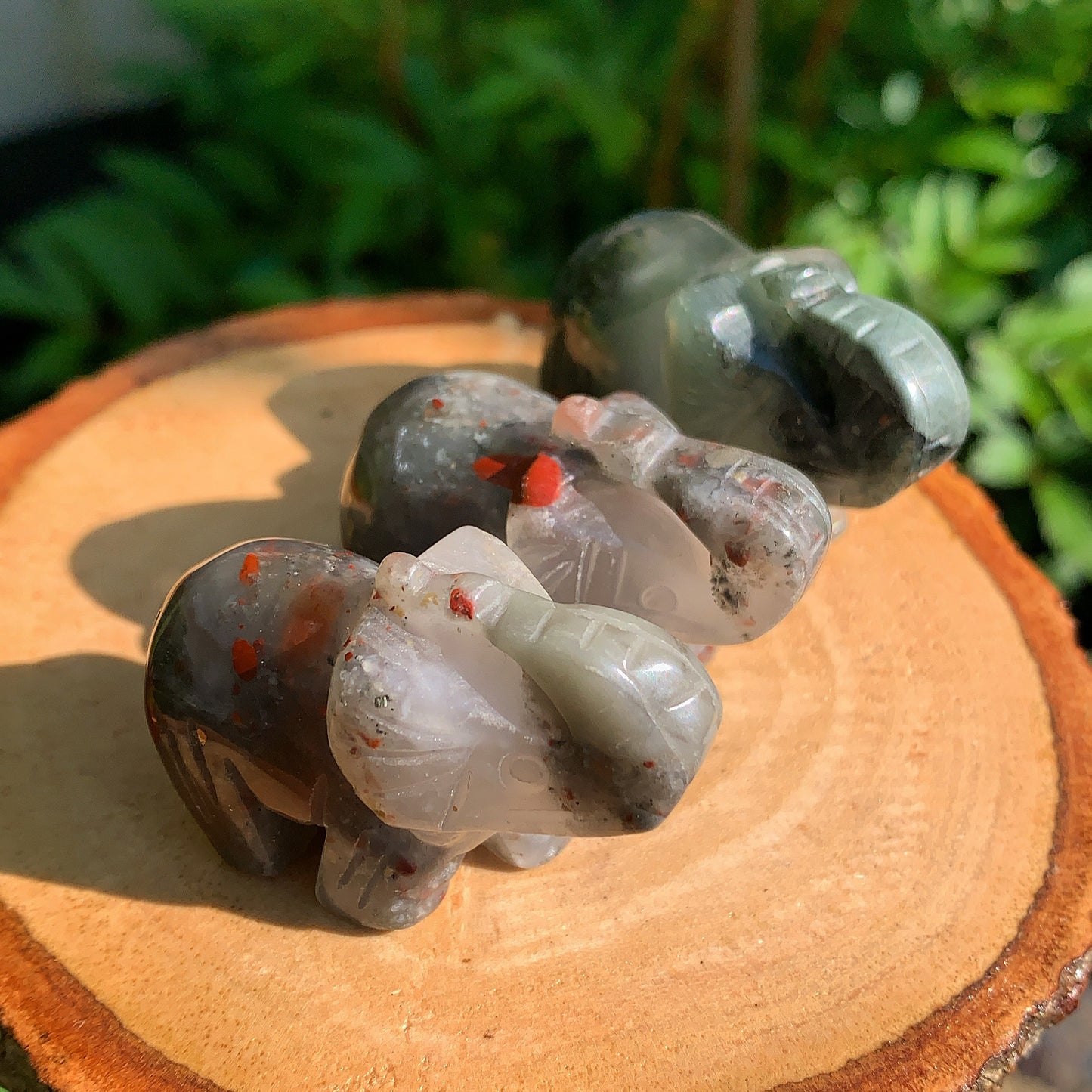 Blood Jasper Elephant