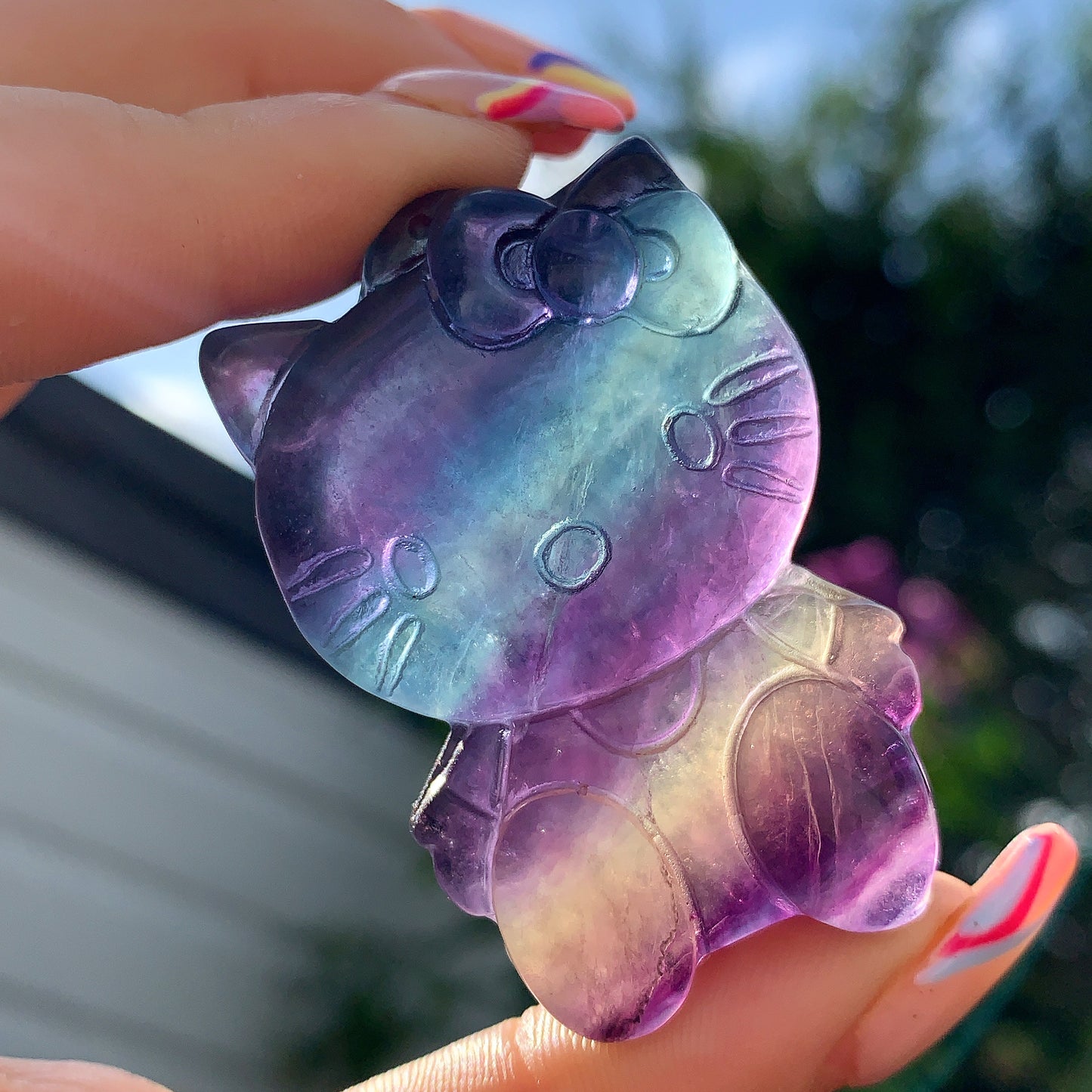 Fluorite Hello Kitty