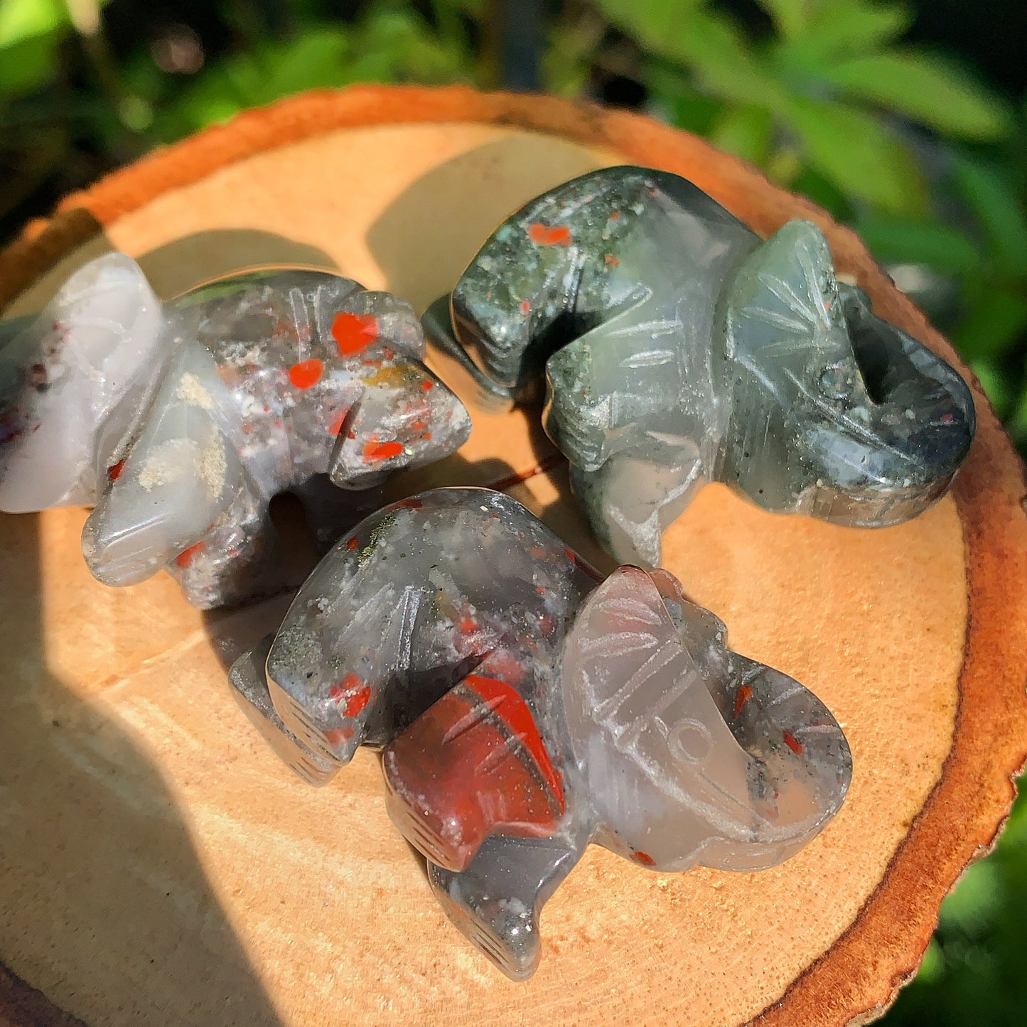 Blood Jasper Elephant