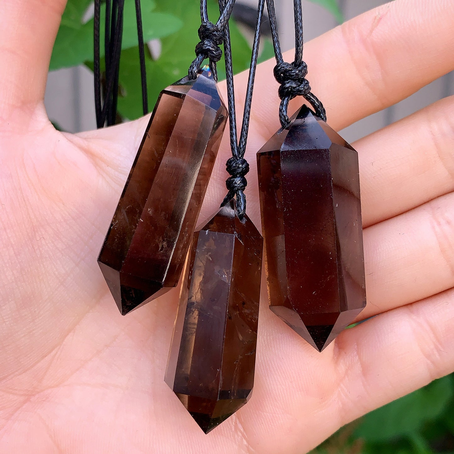 Smokey Quartz Double Terminated Pendant