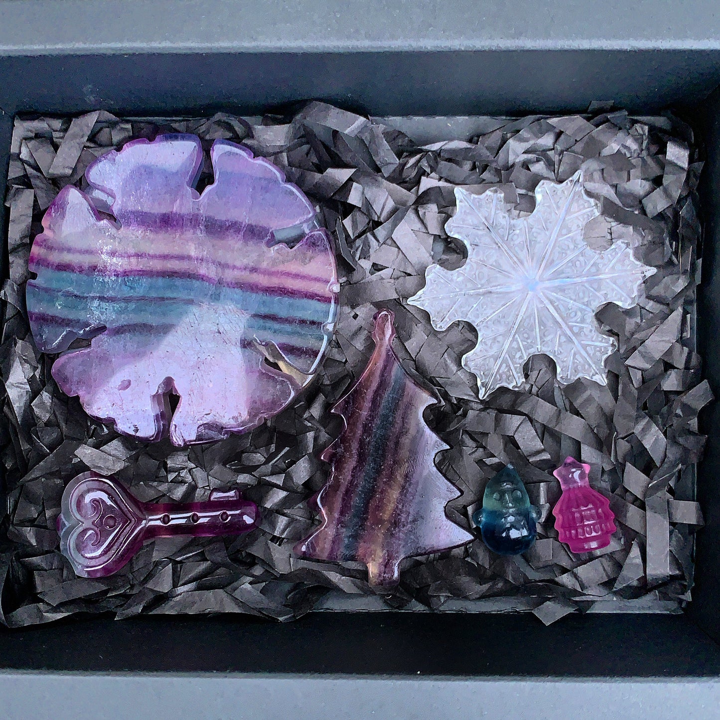 Enchanted Fluorite Crystal Gift Box