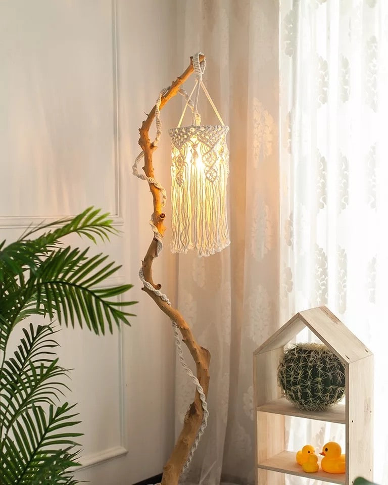 Boho Lace Lampshade