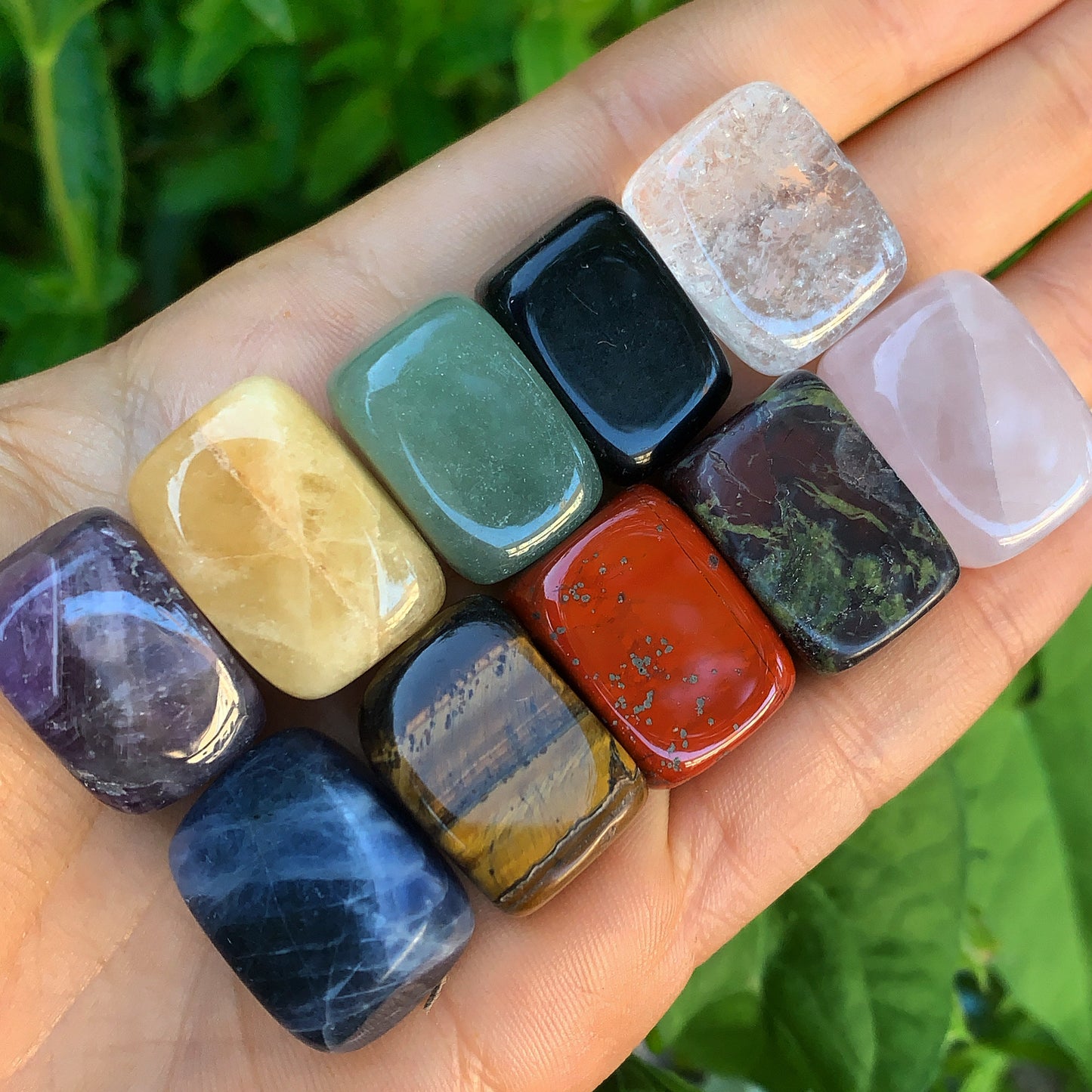 Polished Mixed Crystal Tumblestones