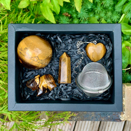 Tiger Eye Gift Box - Grounding