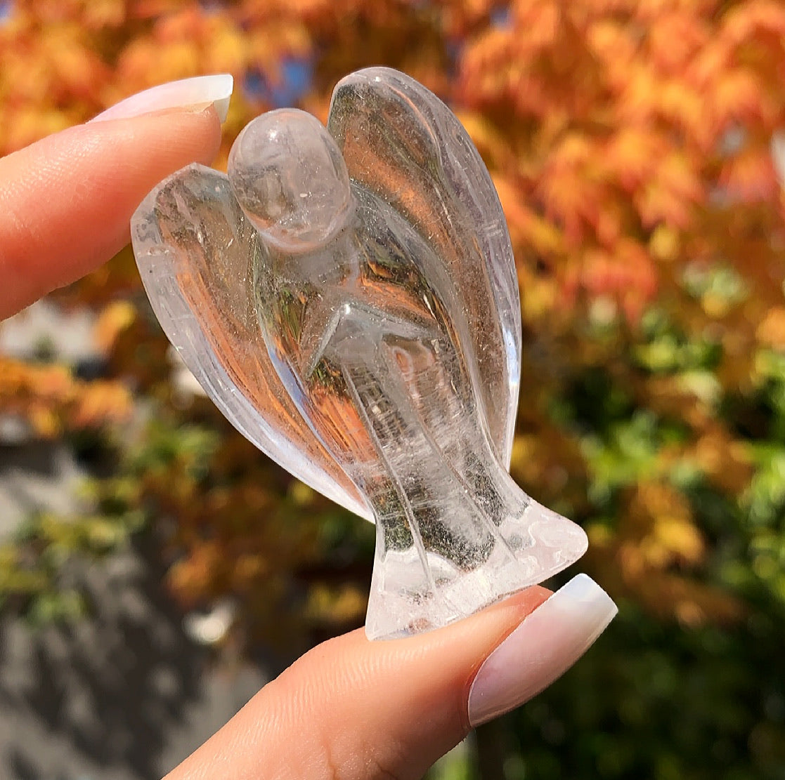 Clear Quartz Guardian Angel