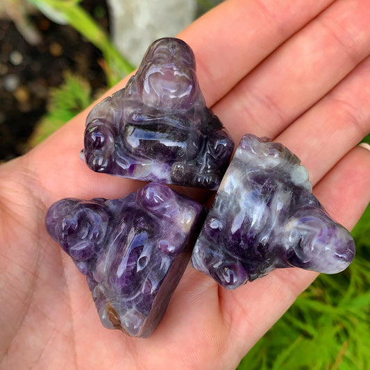 Amethyst Laughing Buddha