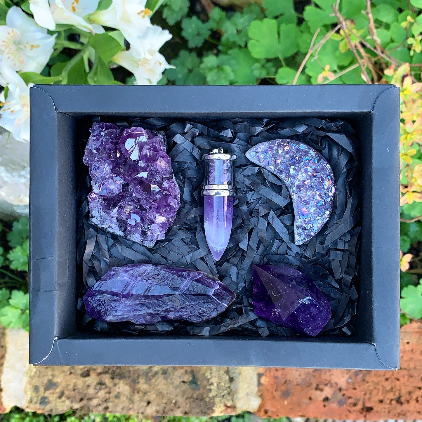 Amethyst Crystal Gift Box - Angel Wisdom