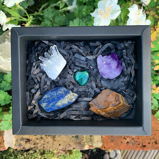 Raw Heart Crystal Gift Box