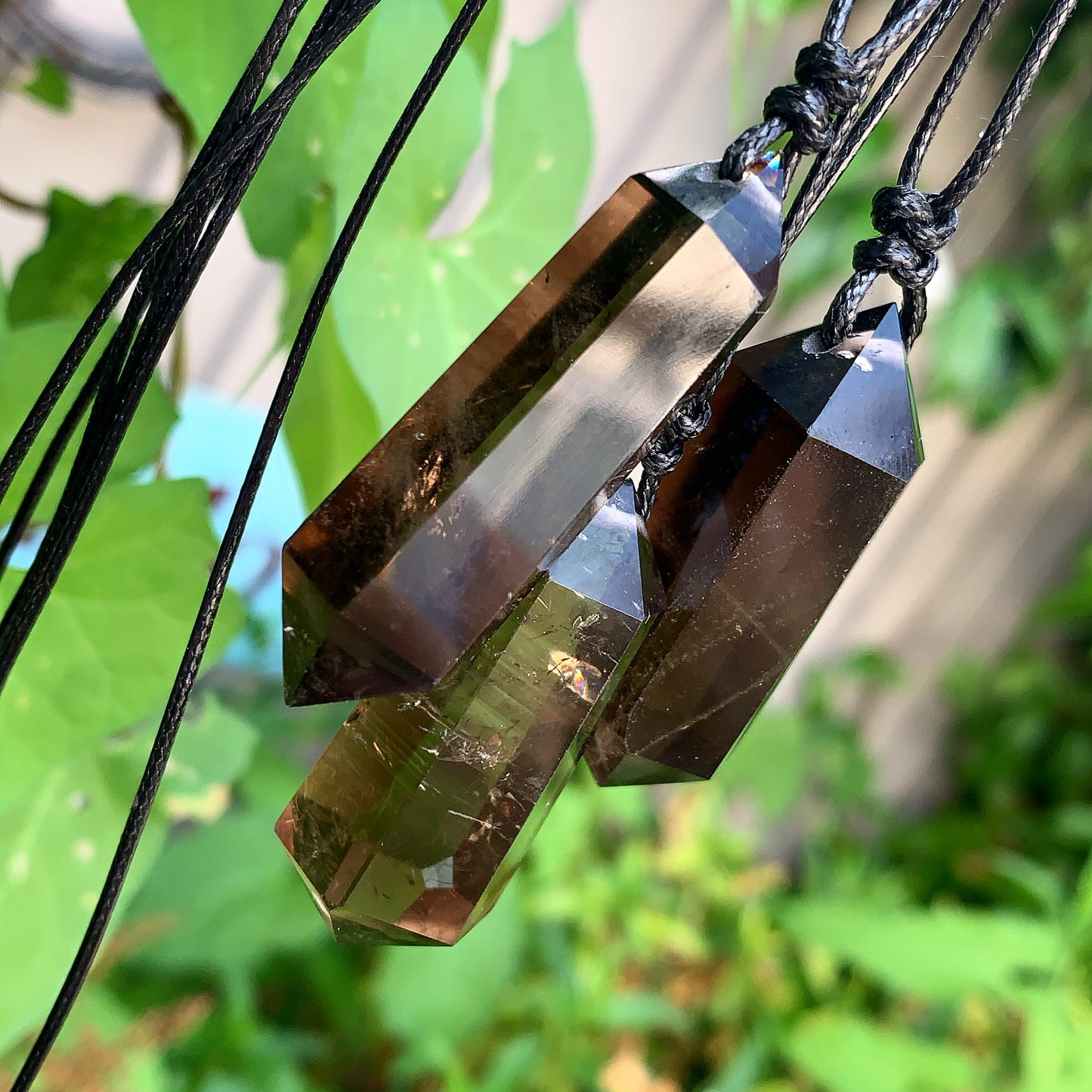 Smokey Quartz Double Terminated Pendant