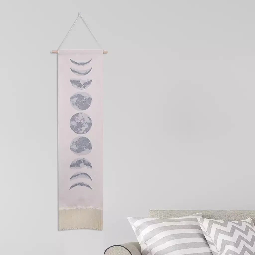 Moon Art Wall Tapestry