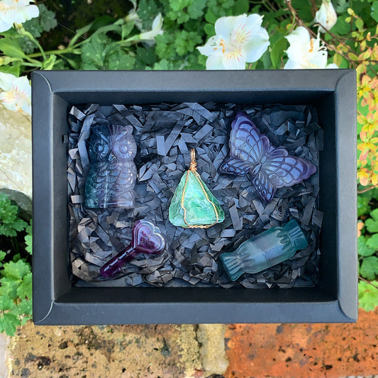 Fluorite Fairytales Crystal Gift Box