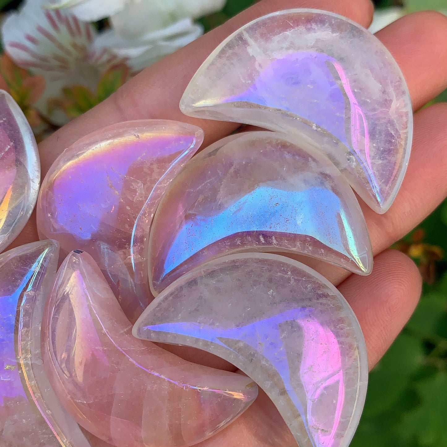 Aura Quartz Moon