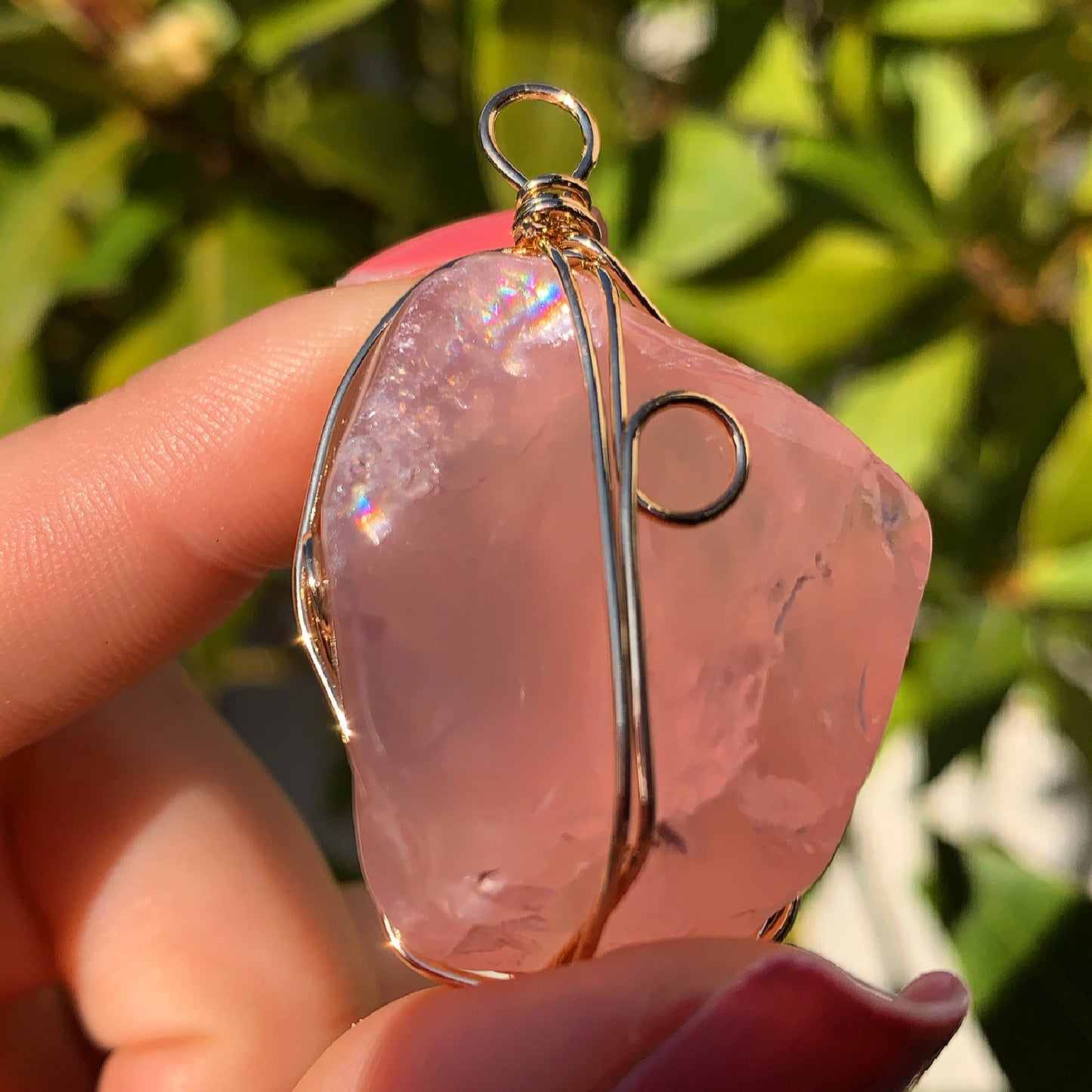 Wire Wrapped Crystal Pendants