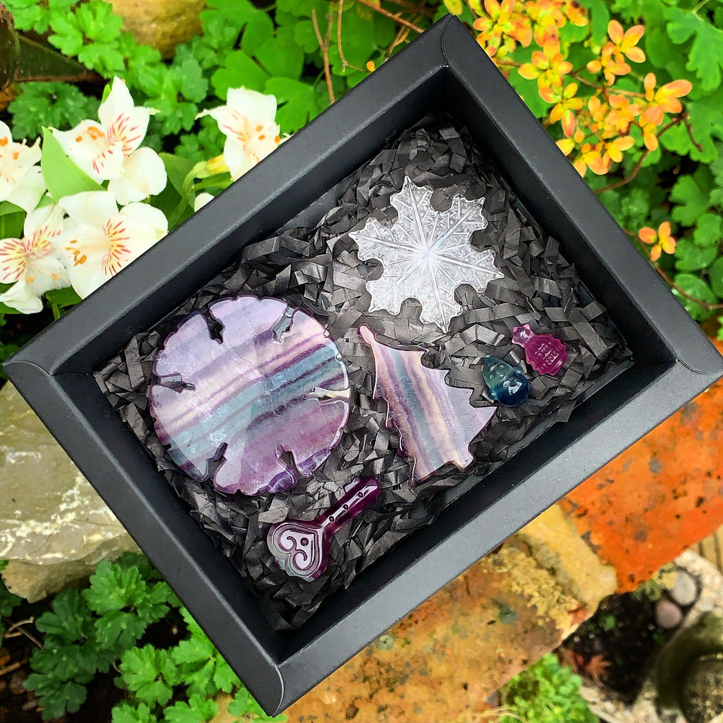 Enchanted Fluorite Crystal Gift Box