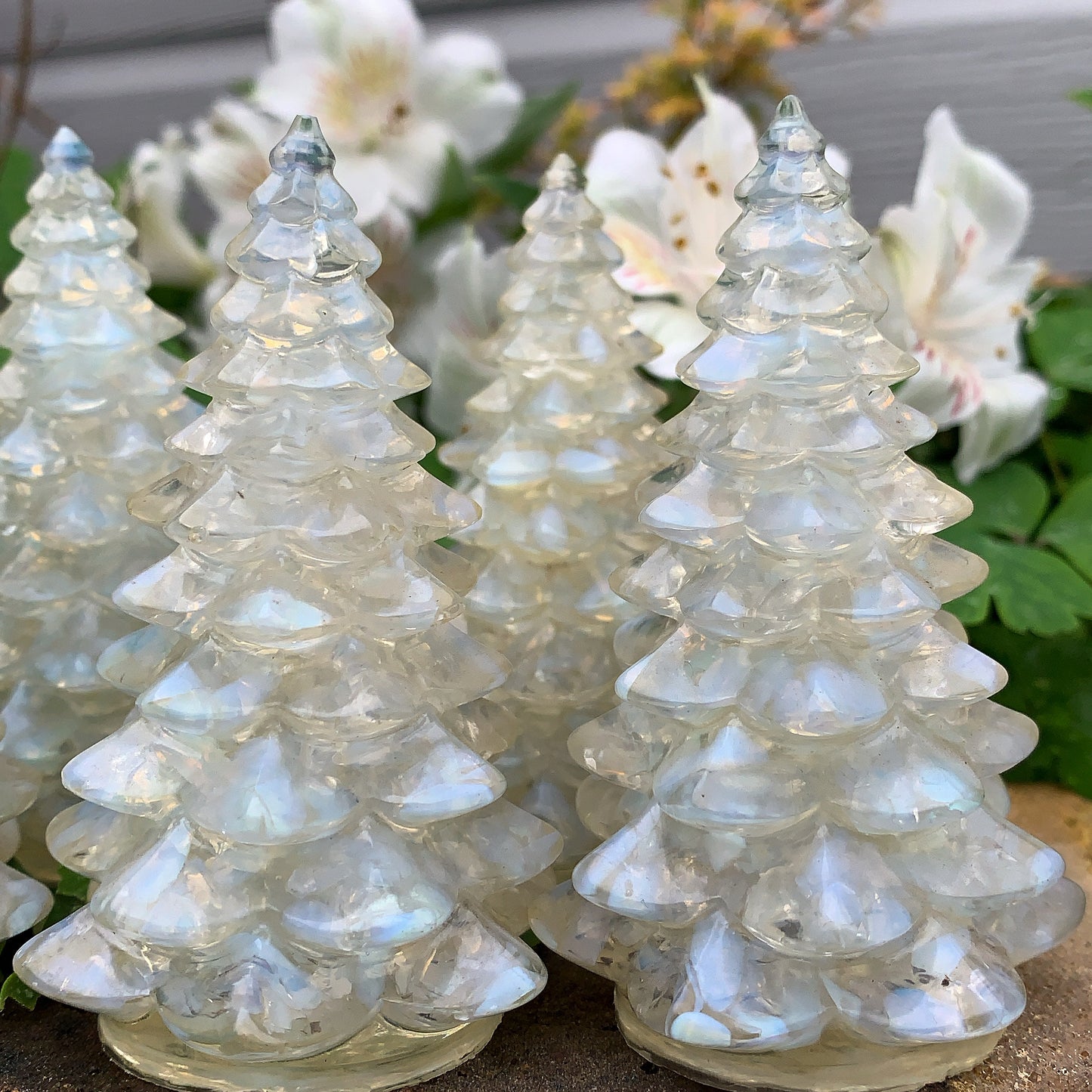 Opalite Crystal Christmas Tree