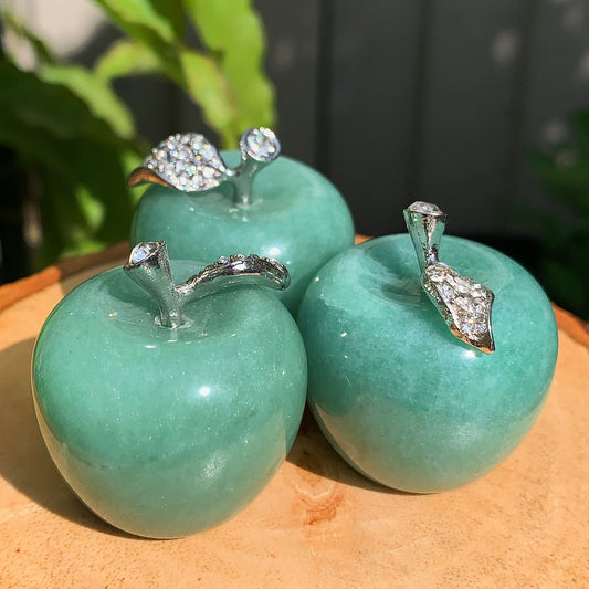 Aventurine Crystal Apple