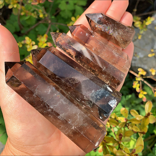 Natural Smokey Quartz Point