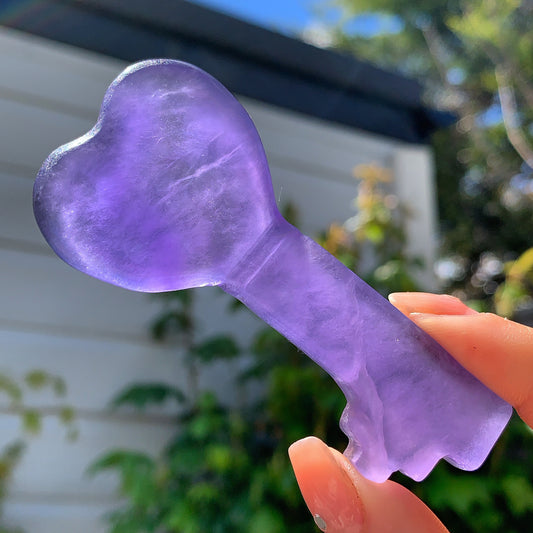 Purple Fluorite Love Key