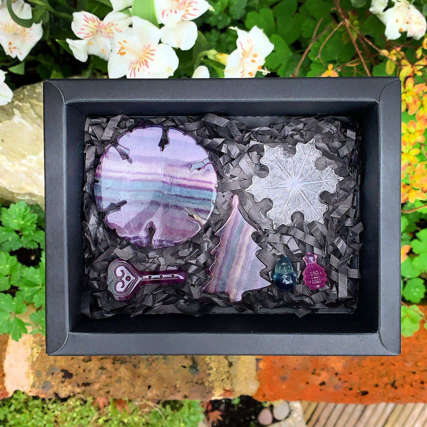 Enchanted Fluorite Crystal Gift Box