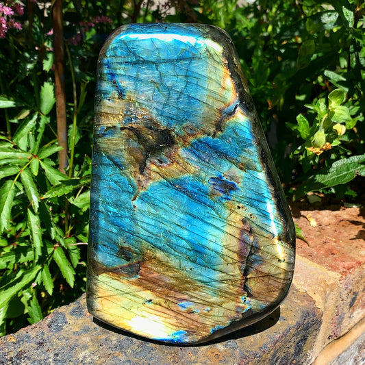 High Grade Labradorite Slab -  2.3KG