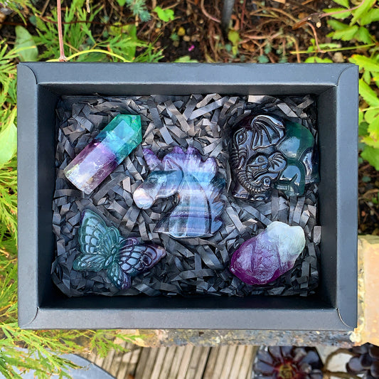 Rainbow Fluorite Gift Box