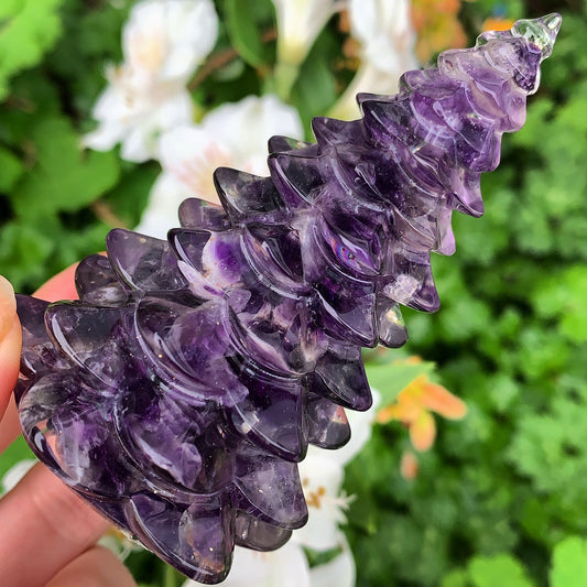 Amethyst Crystal Christmas Tree