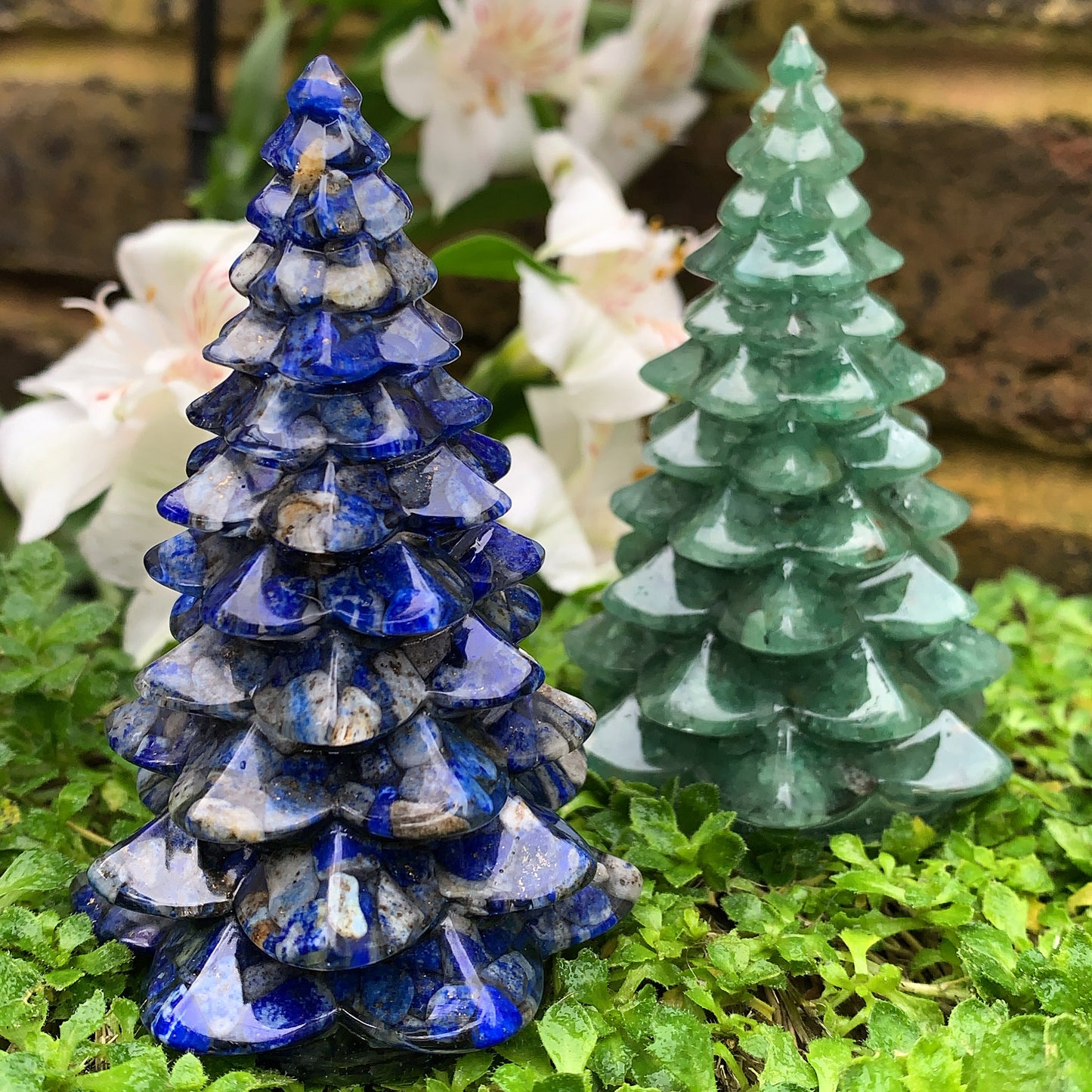 Aventurine Crystal Christmas Tree