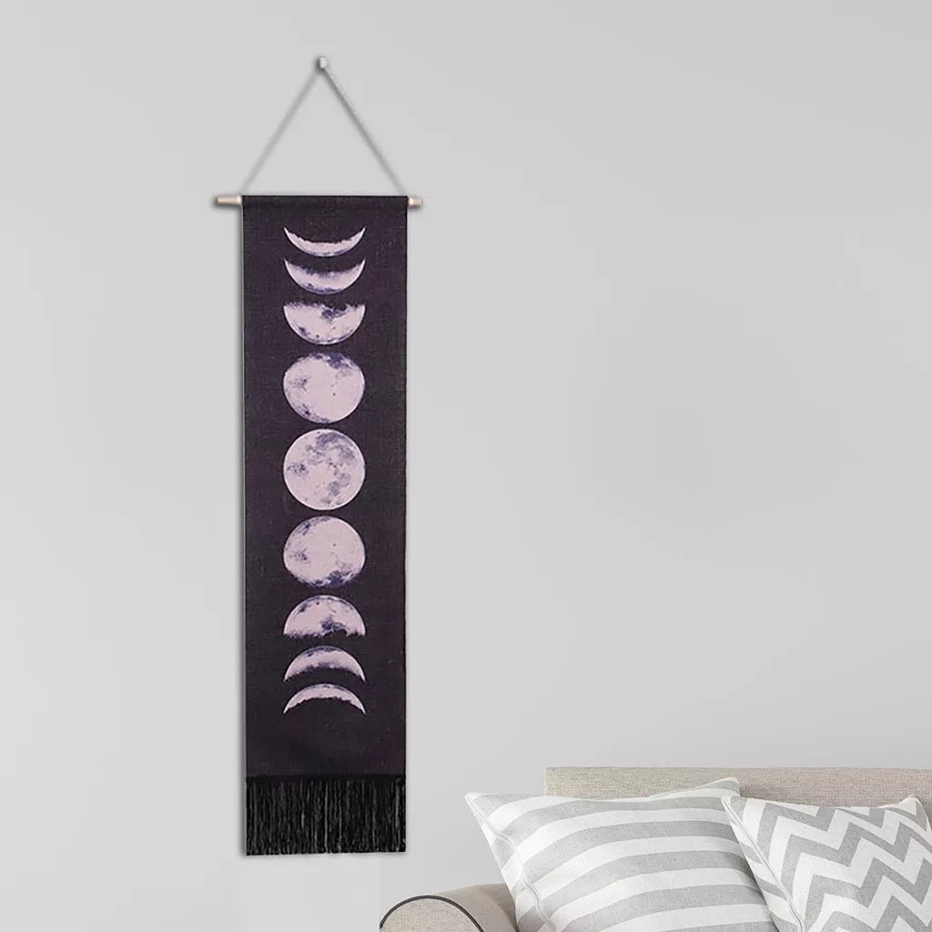 Moon Art Wall Tapestry